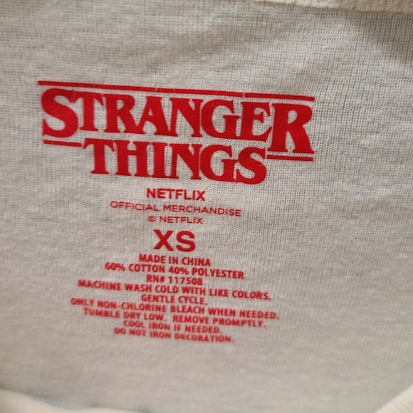 New with Tags Stranger Things Long Sleeve Top size XS - Picture 7 of 9